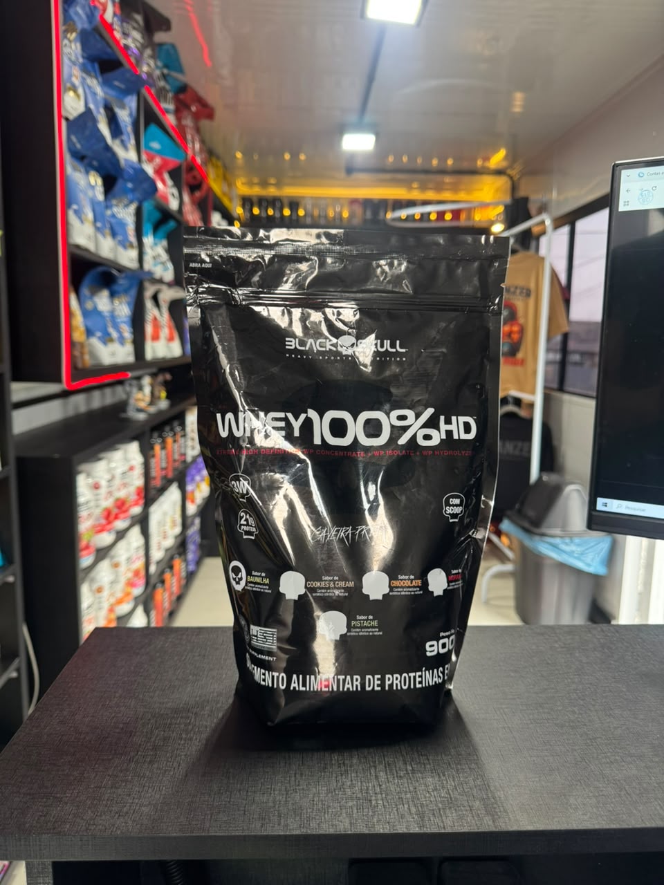 Whey 100% HD Black Skull