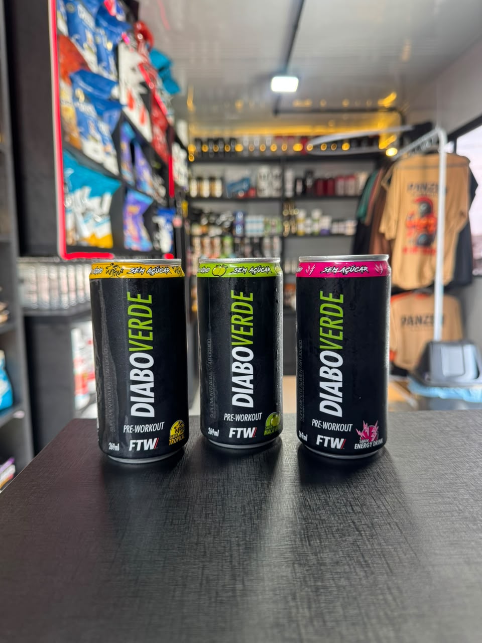 Energético Diabo Verde Pré-Workout 269ml